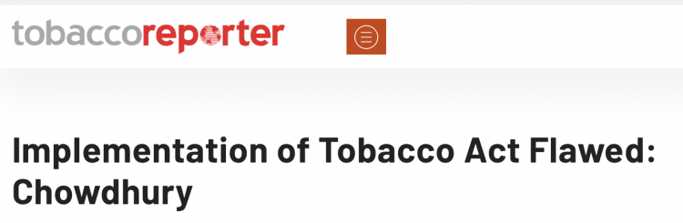 Defectos fundamentales en la ley de regulación del tabaco de la FDA: experto