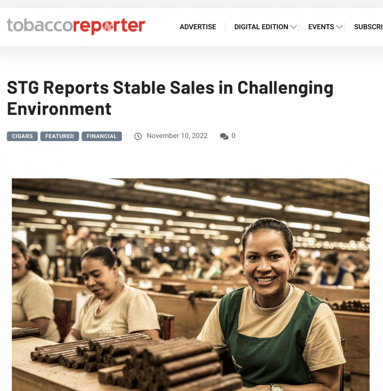 STG's Organic Net Sales Decline 1% in Q3 2022