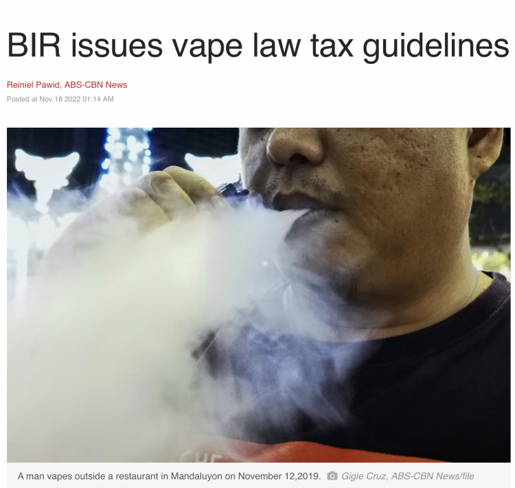 2FIRSTS Philippines Implements Guidelines for E Cigarette Law