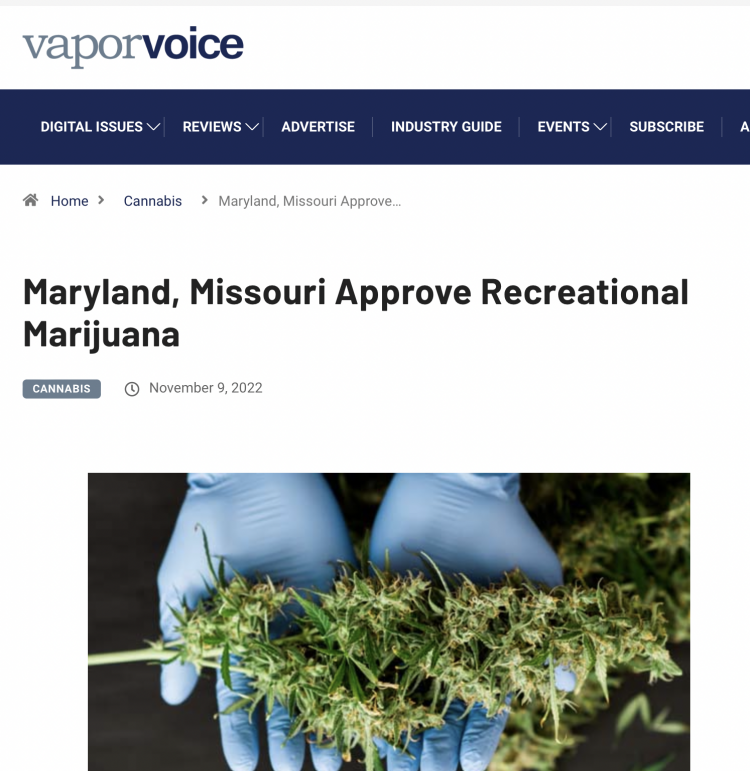 US States Legalize Recreational Marijuana Use in Ballots