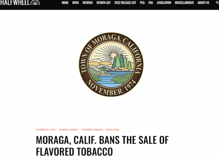 El Ayuntamiento de Moralaga aprueba la prohibición de la venta de tabaco con sabor.