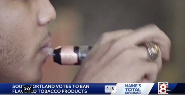 Ciudad de Maine prohíbe la venta de productos de tabaco con sabor