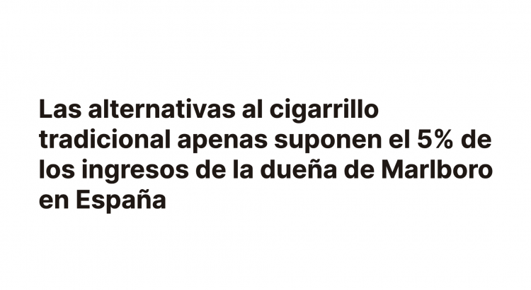 PMI's Heated Tobacco Products Struggle in Spanish Market