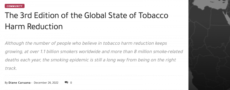 Reduciendo el daño del tabaco: El papel de las alternativas a la nicotina