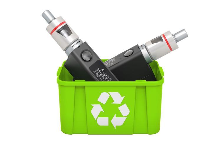 UKVIA insta a la industria de los cigarrillos electrónicos a innovar en el reciclaje.