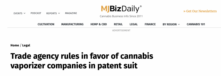 Smok Files '337 Investigation' Against 38 CBD Vape Companies