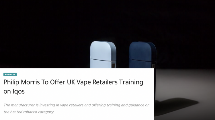 PMI Hiring Managers to Expand IQOS in UK