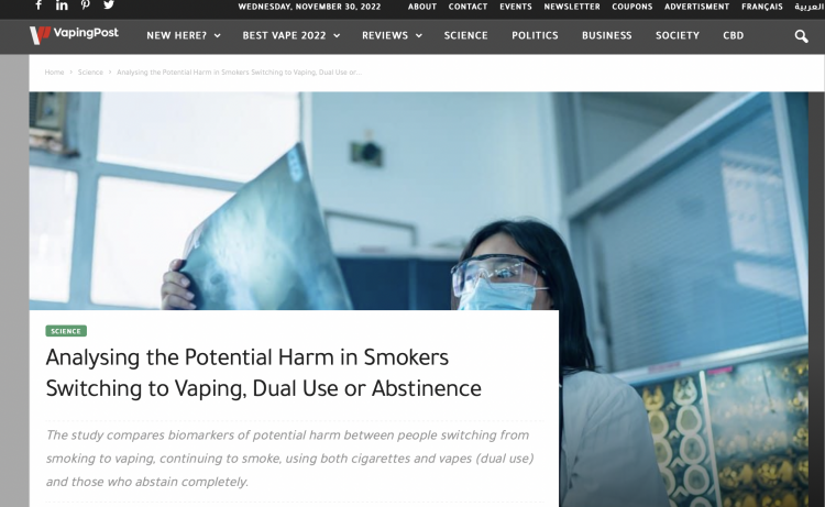 The Potential Hazards of E-Cigarette and Dual Use: a Cochrane Systematic Review and Secondary Analysis