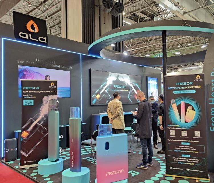 ALD showcases FRESOR technology at Vaper Expo UK.
