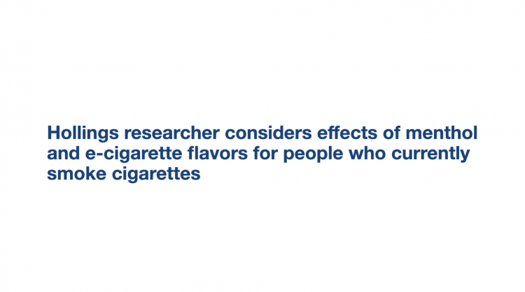 La FDA otorga financiamiento para la investigación de sabores de cigarrillos electrónicos.