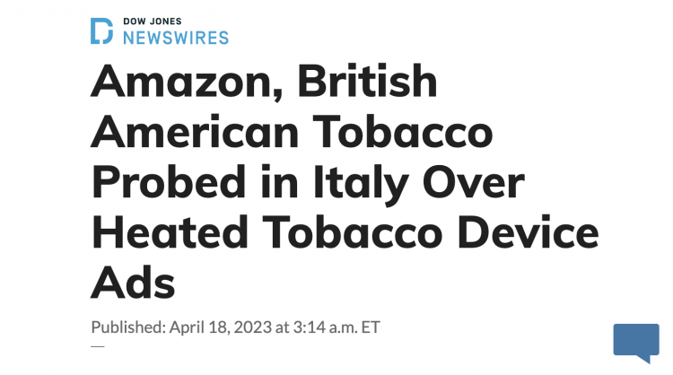 Italian Authorities Investigate Misleading Ads by BAT and Amazon