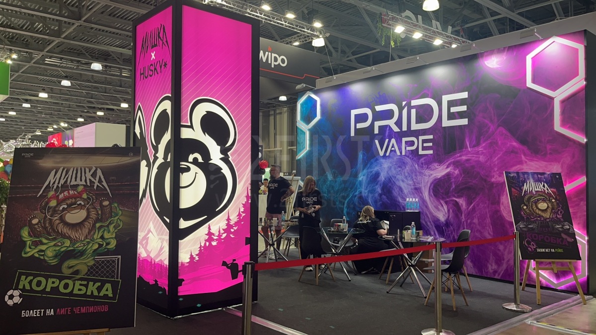 盘点俄展特色展位 俄罗斯市场知名品牌INFLAVE、PLONQ、CHILLAX、SMOANT参展