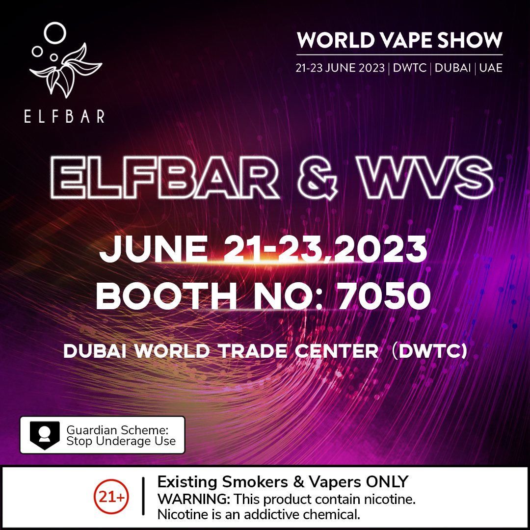 WORLD VAPE SHOW 2023 en Dubai: Marcas y productos.