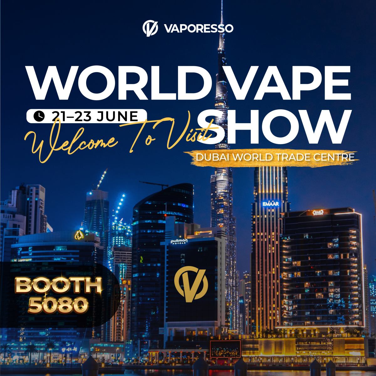 WORLD VAPE SHOW 2023 en Dubai: Marcas y productos.
