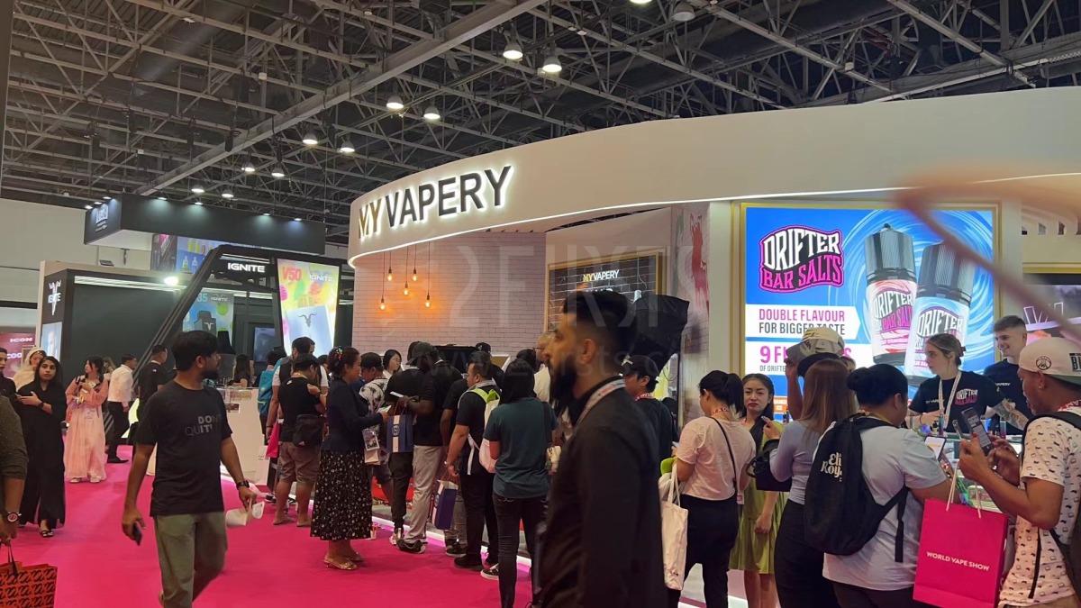 盘点迪拜电子烟展会现场人最多展位 多展商推出活动招揽观众