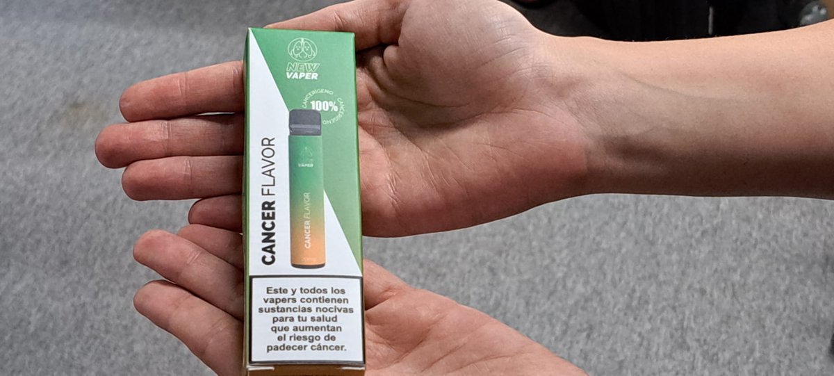 Spanish Cancer Association Makes Cáncer Flavour to Raise Awareness of E-cigarette Health Risks