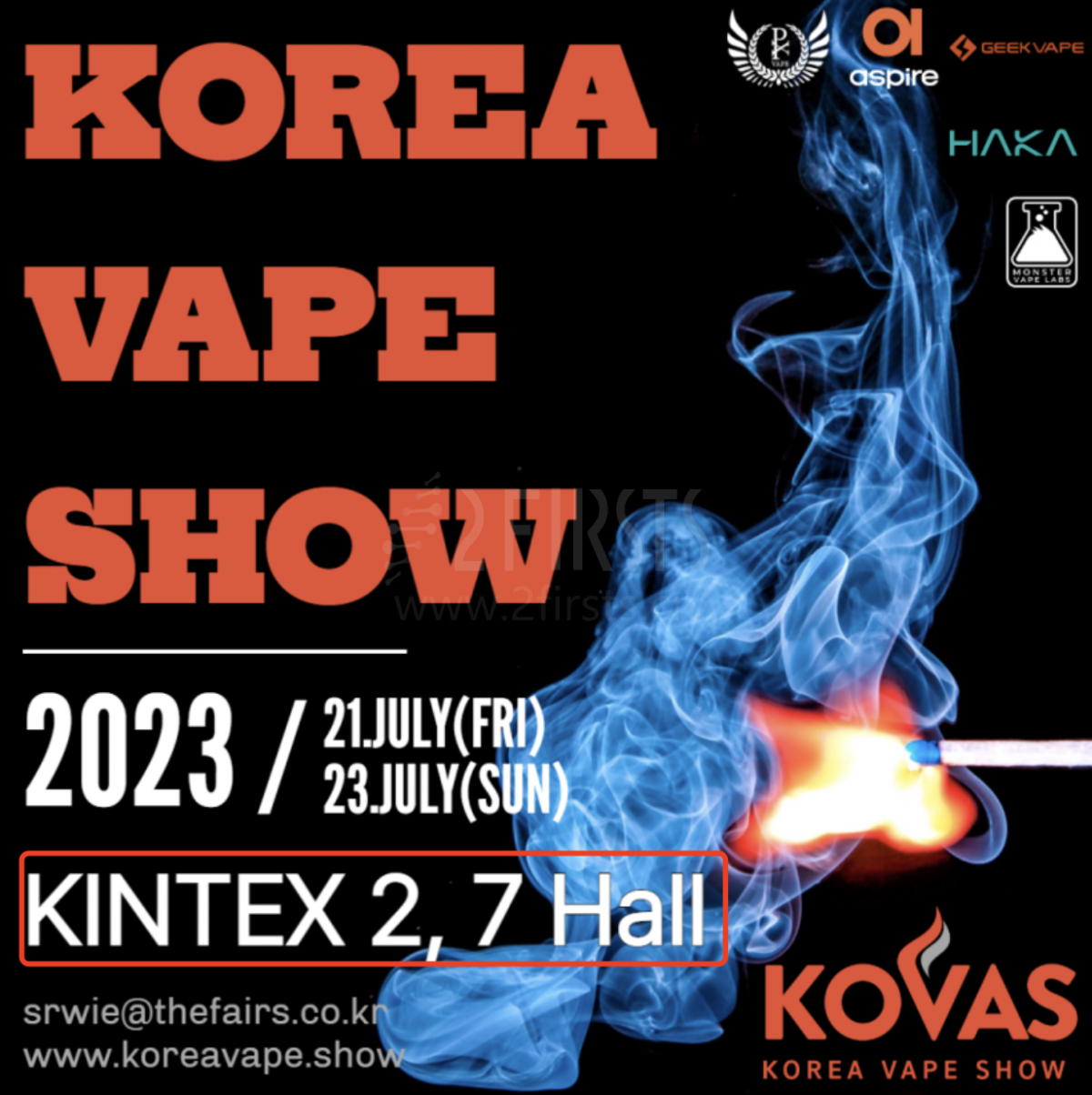 韩国电子烟展2023已无展览信息 展馆方:明年起不再出租给此类活动