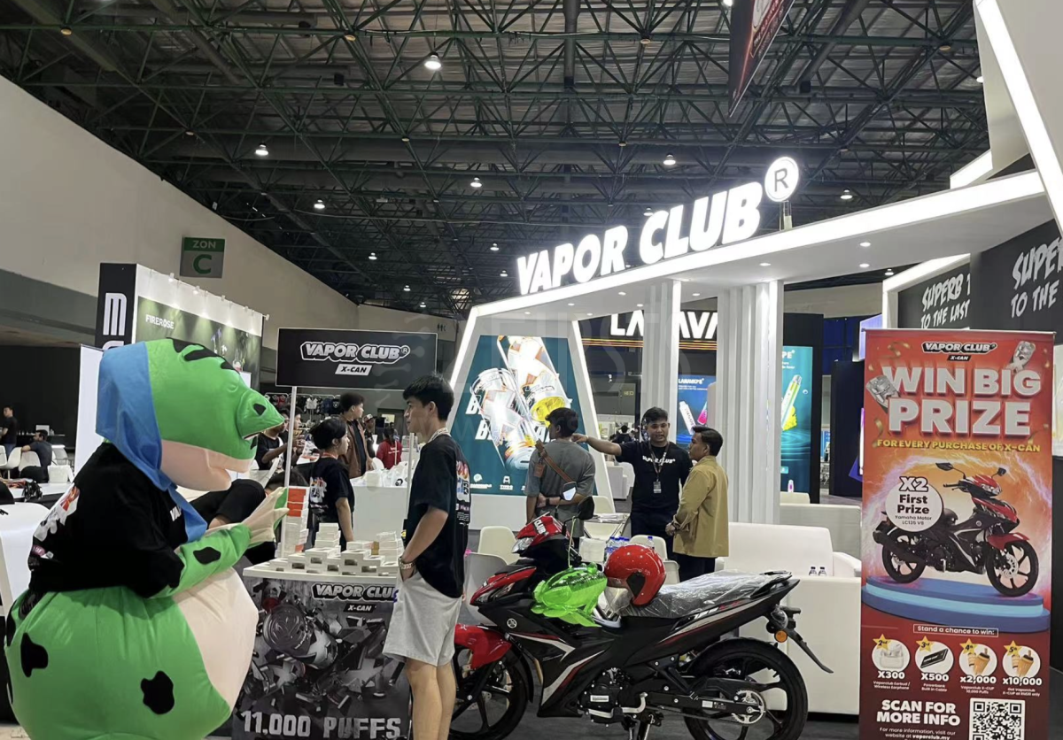 马来西亚电子烟展会现场图集 大口数展品是主流