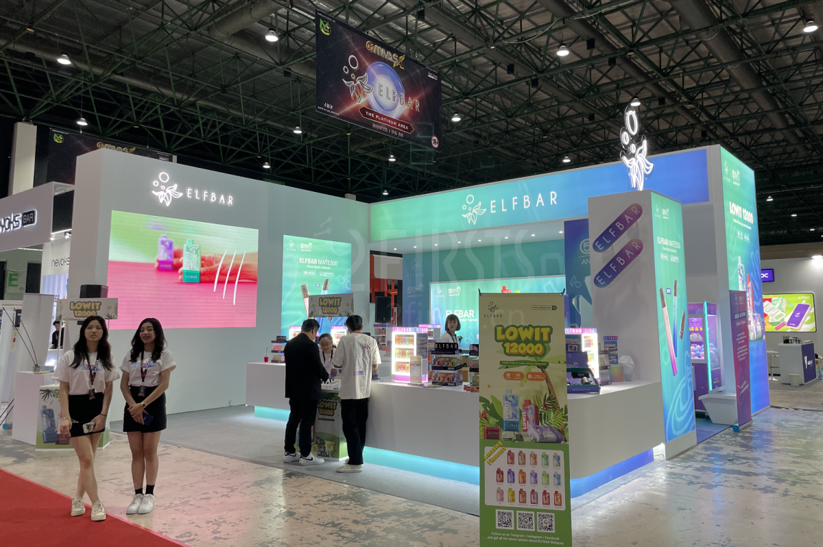 马来西亚电子烟展会现场图集 大口数展品是主流