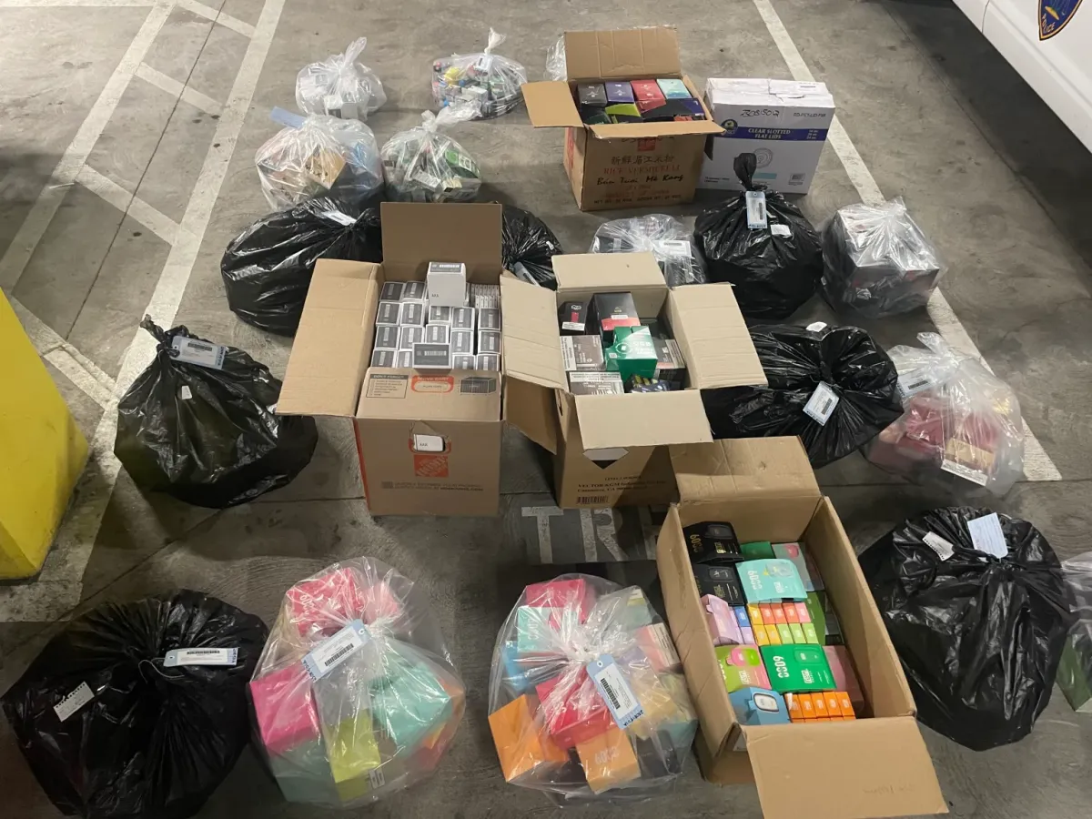 Illegal Sale of Flavored E-cigarette and Pod in California