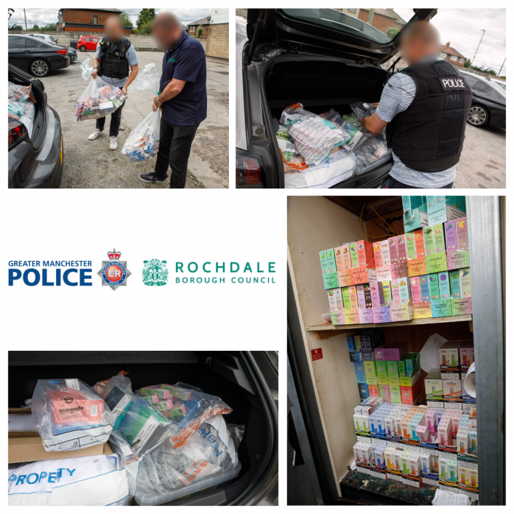 Investigation Reveals Illegal Trade of E-Cigarettes in Rochdale