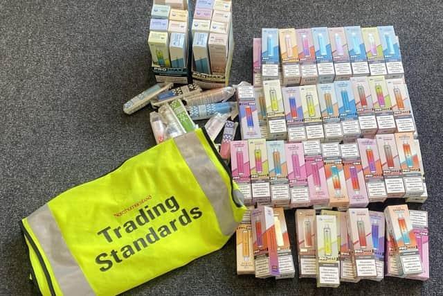 Illegal E-cigarette Devices Found in Northumberland