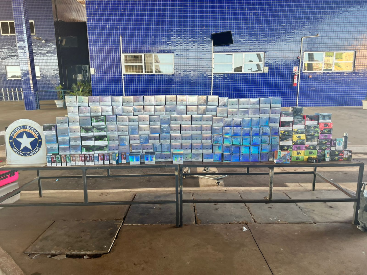 Brazilian Federal Tax Bureau Seizes Smuggled Vapes in Rental Vehicle