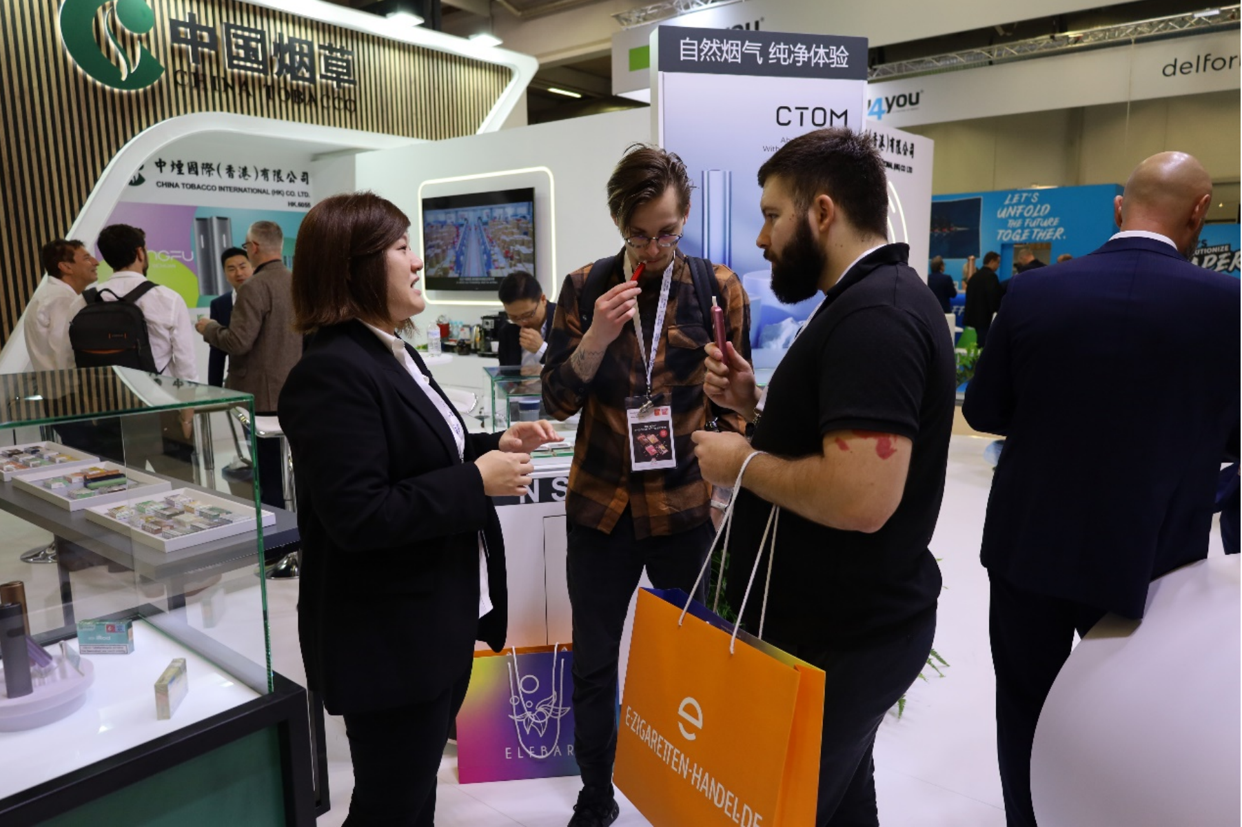 China Tobacco International (HK) Showcases Heat-not-burn Products at InterTabac