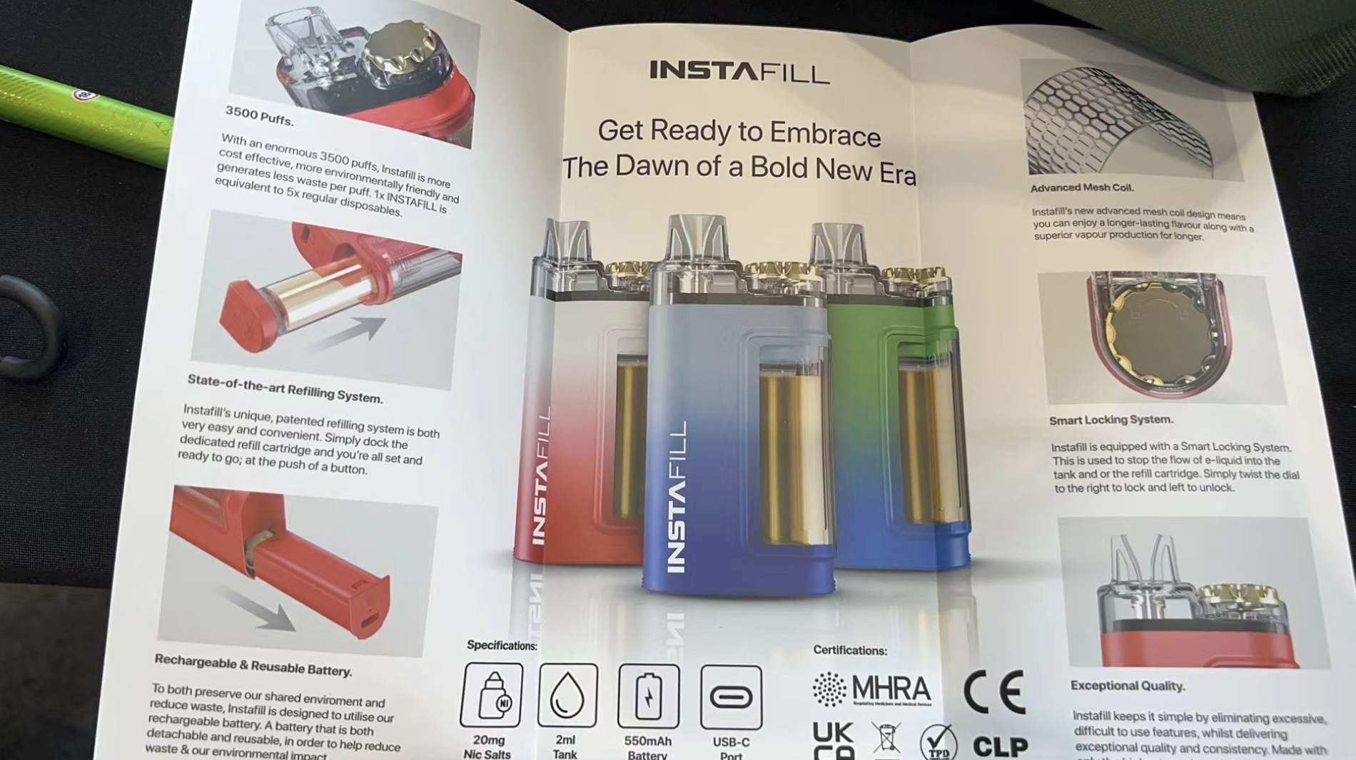 电子烟新军INSTA FILL:用创新产品把一次性市场“吃”掉