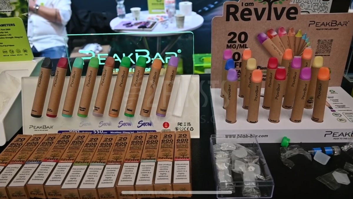 Peak Bar:环保一次性及换弹式电子烟是未来欧洲市场趋势