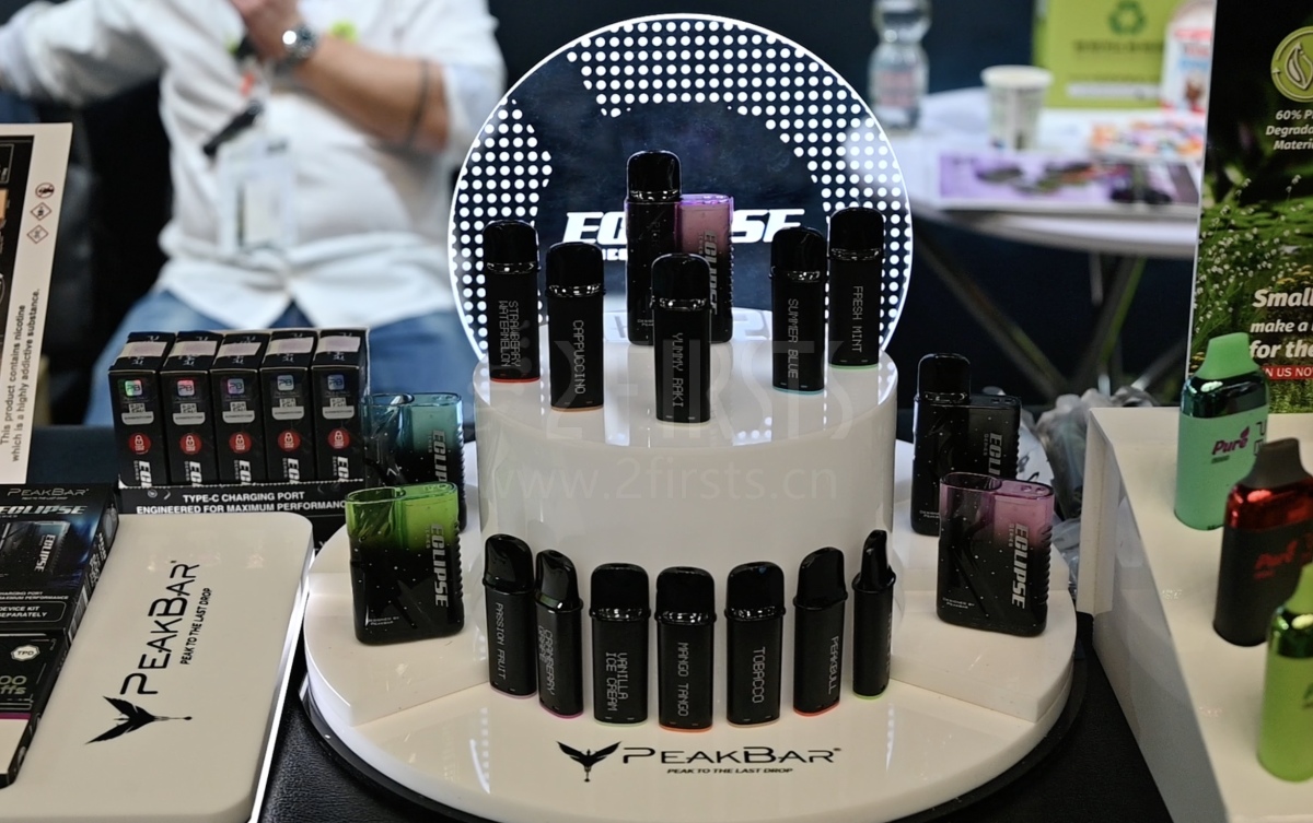 Peak Bar presenta Vapes respetuosos con el medio ambiente en Inter-Tabac.