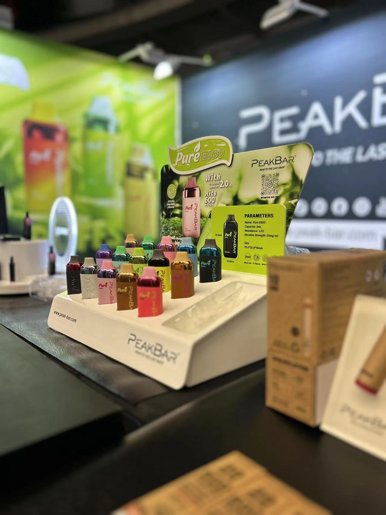 Peak Bar品牌负责人:环保一次性及换弹式电子烟是欧洲市场未来趋势