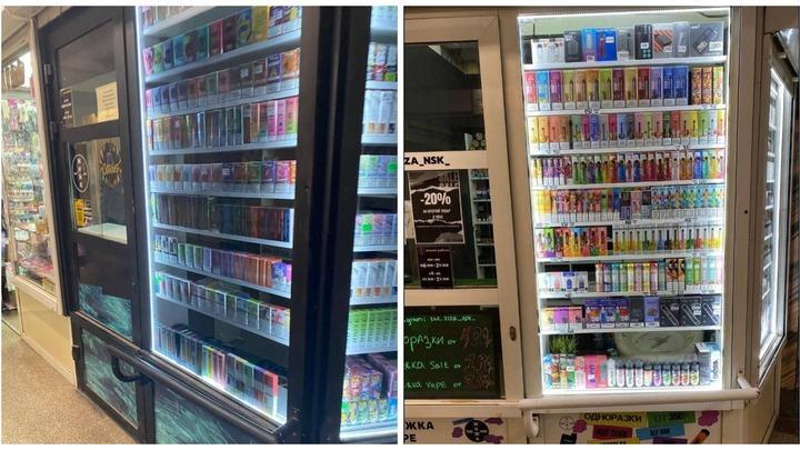 Cierre de la venta ilegal de tabaco y nicotina en la estación de metro de Novosibirsk.
