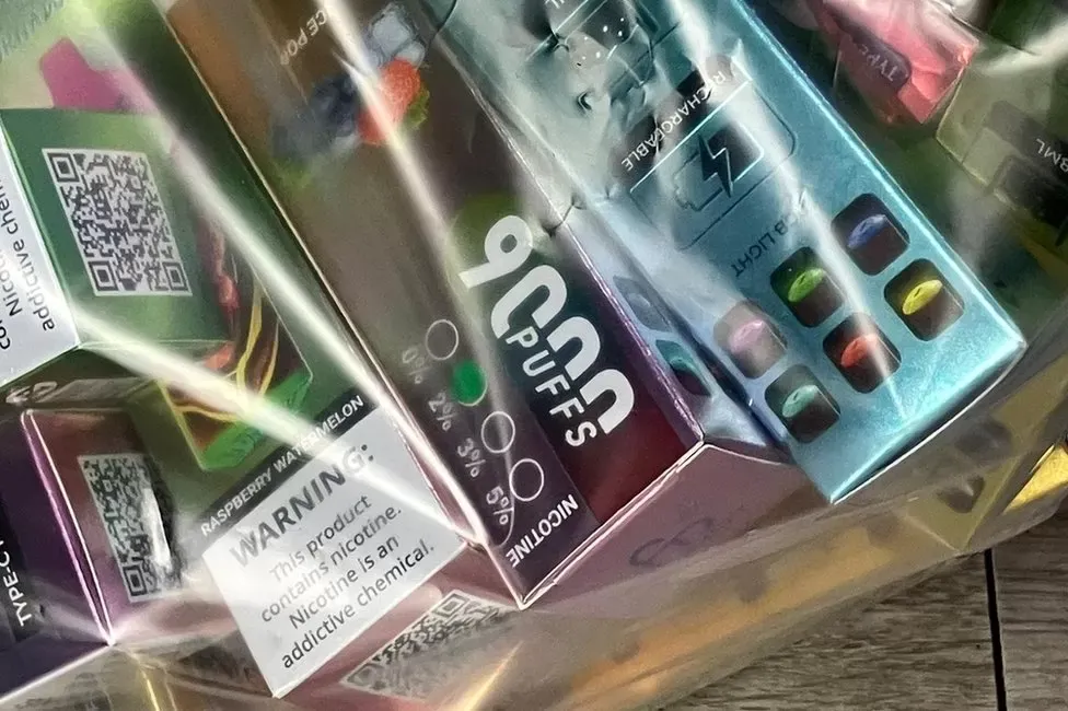 Over 18000 Pounds Worth of Illegal E-cigarettes Seized