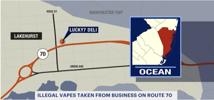 Lakehurst Lucky 7 Summoned for Illegal Sale of E-Cigarettes