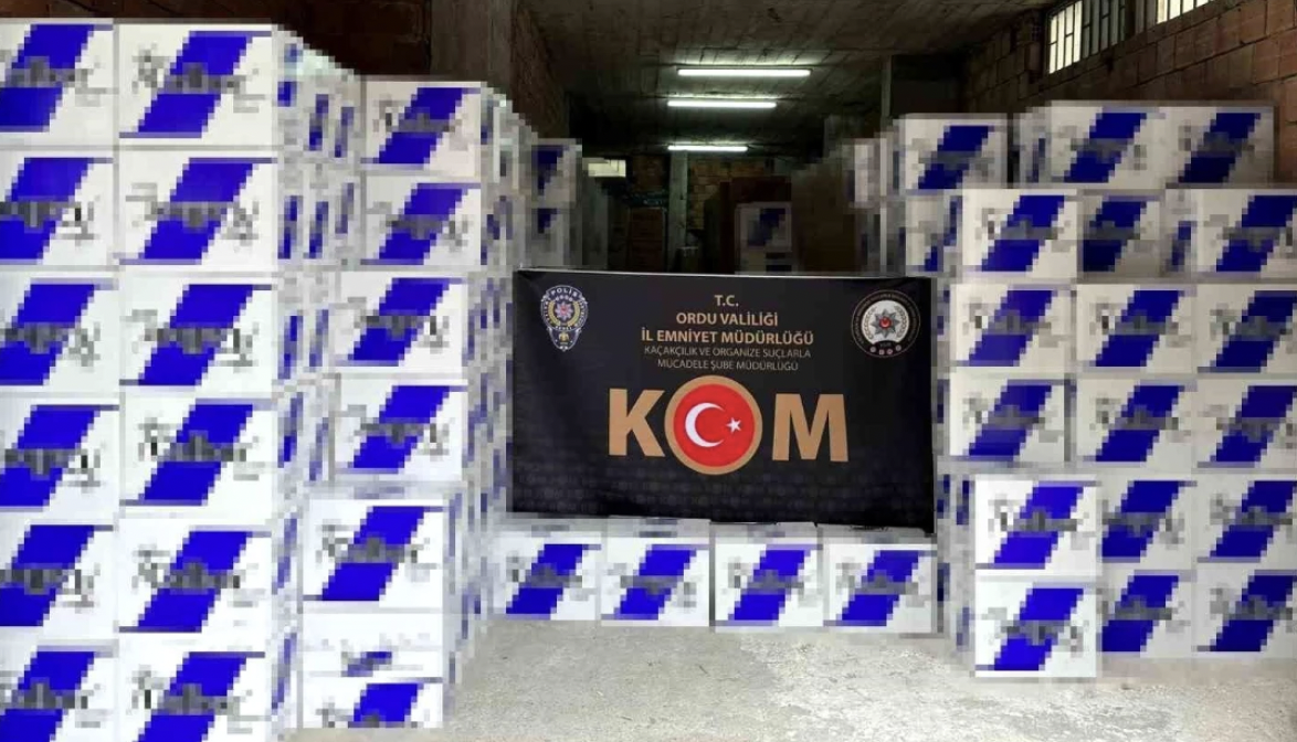 La policía turca desarticula una gran operación de contrabando de cigarrillos.