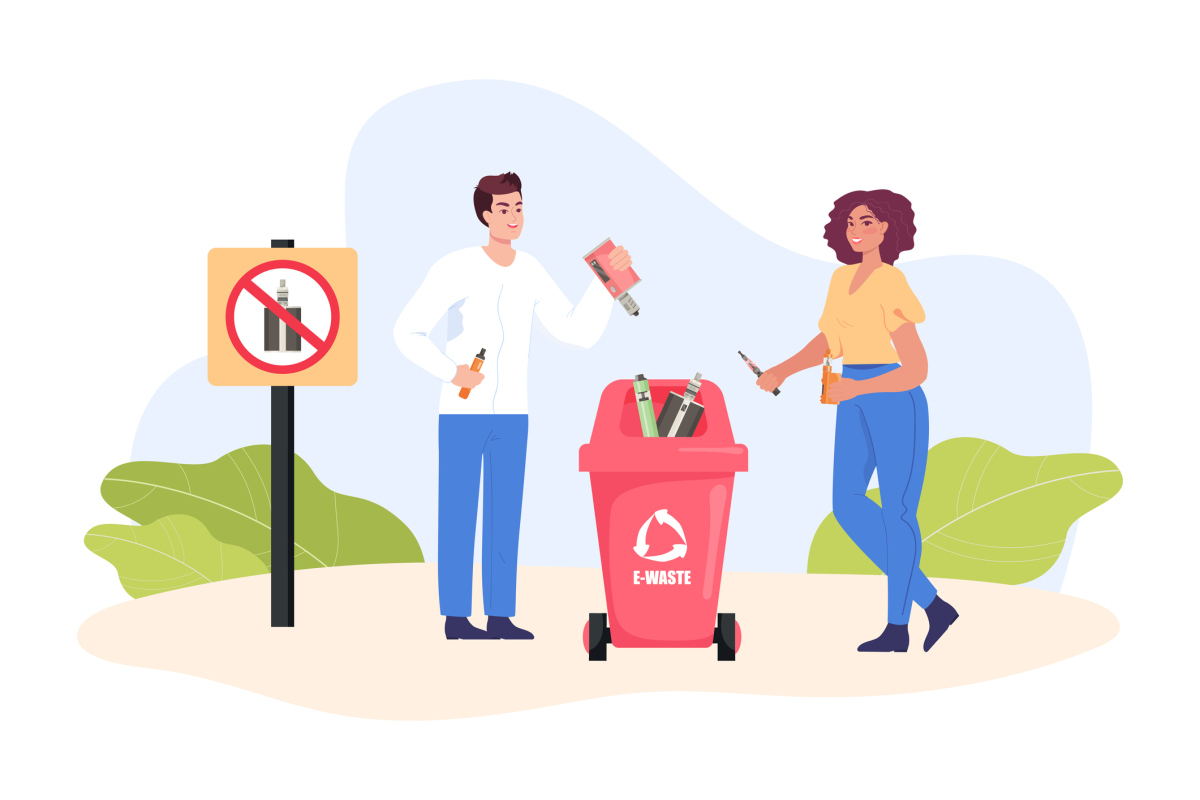 Semana de los cigarrillos electrónicos sostenibles de UKVIA: Tomando medidas por el medio ambiente.