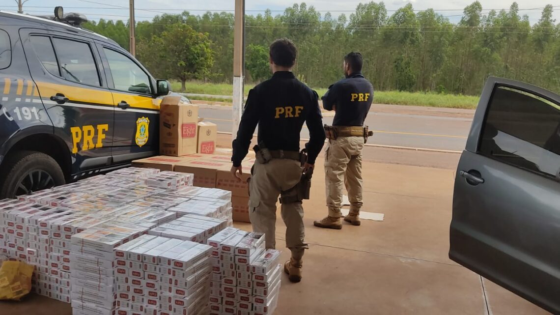 La Policía Federal de Carreteras de Brasil incauta una gran cantidad de mercancías de contrabando