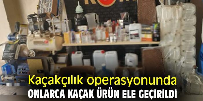Incautación a gran escala de mercancías de contrabando en İzmir, Turquía.