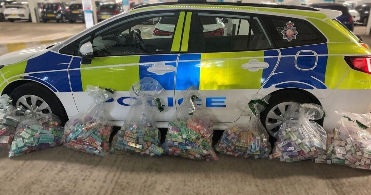 英国弗赞黑斯特警方打击非法电子烟 6名嫌犯被逮捕