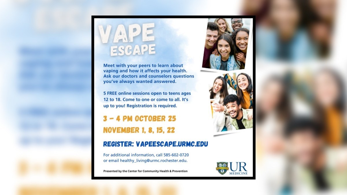 摆脱成瘾依赖 美国罗切斯特推出“电子烟逃脱”活动