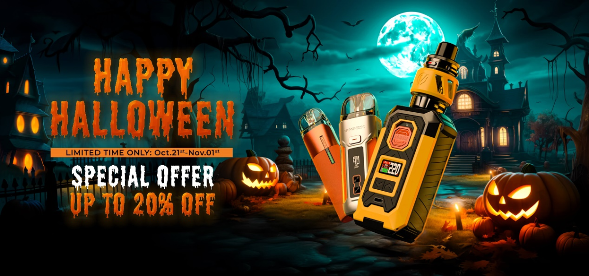 VAPORESSO lanza la promoción limitada de Halloween 2023 en Estados Unidos.