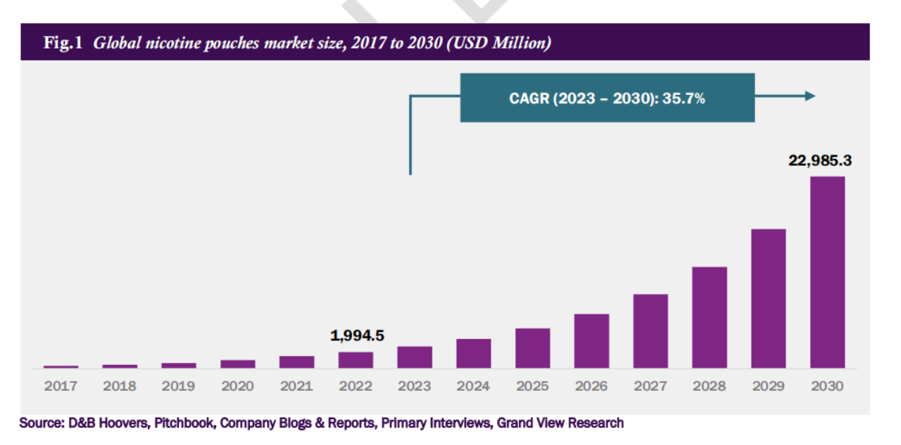 “钱途”远超电子烟:中国企业掘金尼古丁袋赛道