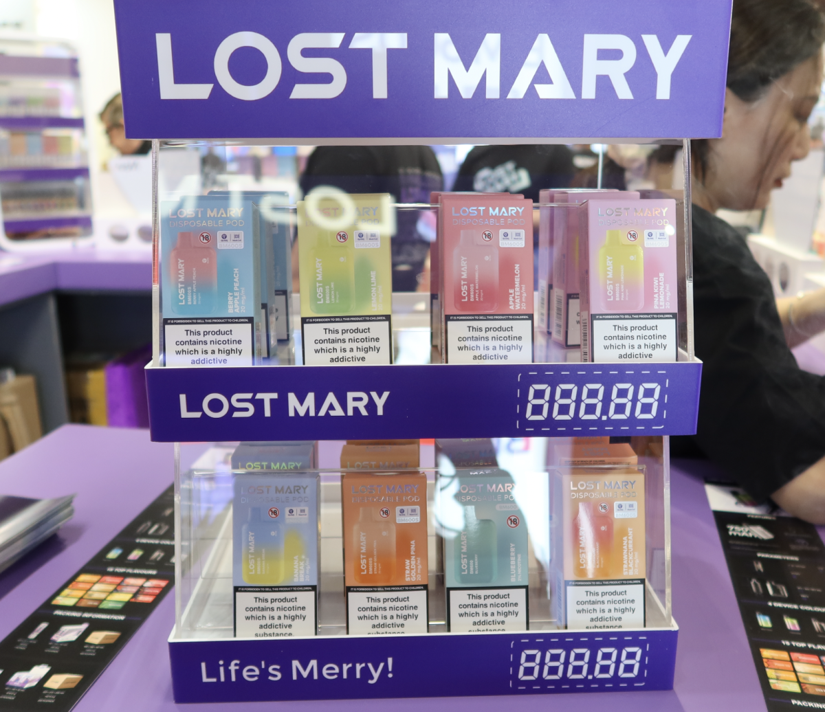 ELFBAR携全品类产品亮相英国电子烟展 LOST MARY推出换弹产品