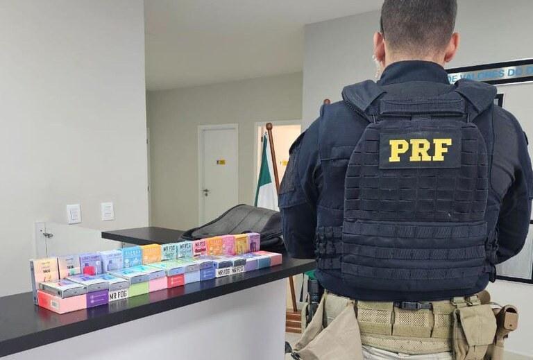 Arrest of a Man for Smuggling E-Cigarettes on Brazilian Highway