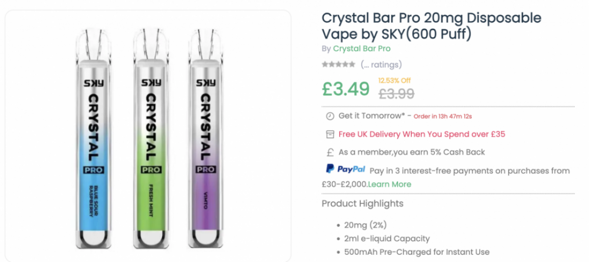 SKE: Fastest Growing E-Cig Brand in UK Accelerating Upgrade with Competition
