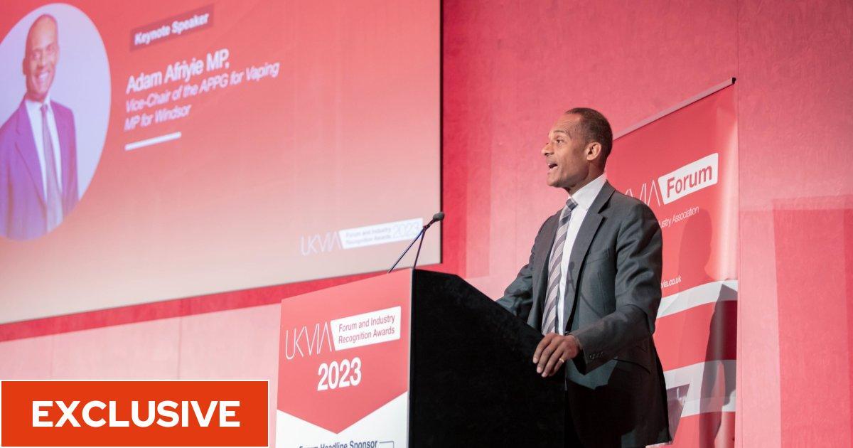UK MP Adam Afriyie Wins Award for Advocacy of E-cigarettes in Parliament