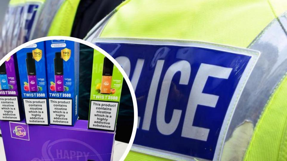 向未成年人售卖含尼电子烟 英国切斯特5家商店遭政府部门联合执法