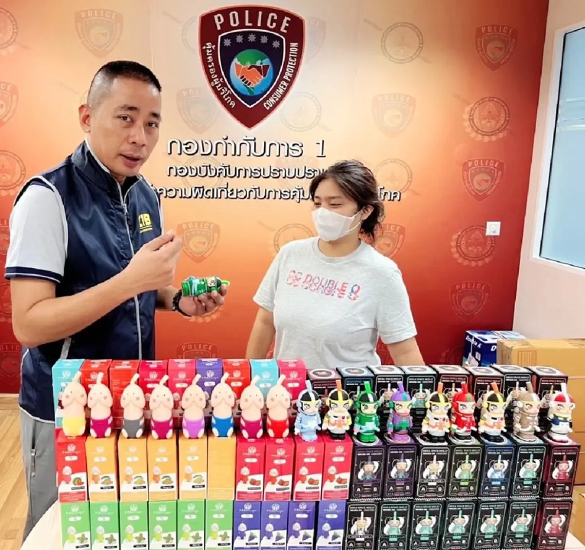 Thai Authorities Detain Suspect for Selling Cartoon-designed E-cigarettes