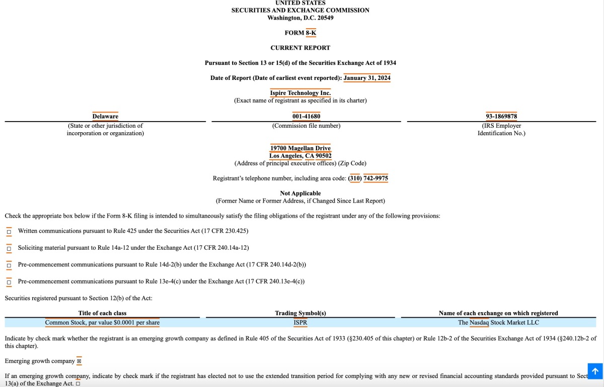 Ispire与Berify成立合资公司 用于提交PMTA及软件开发